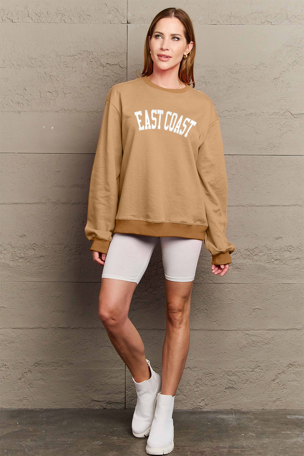 Simply Love Full Size EAST COAST Graphic Sweatshirt