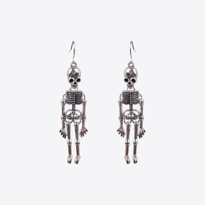 Skeleton Alloy Earrings