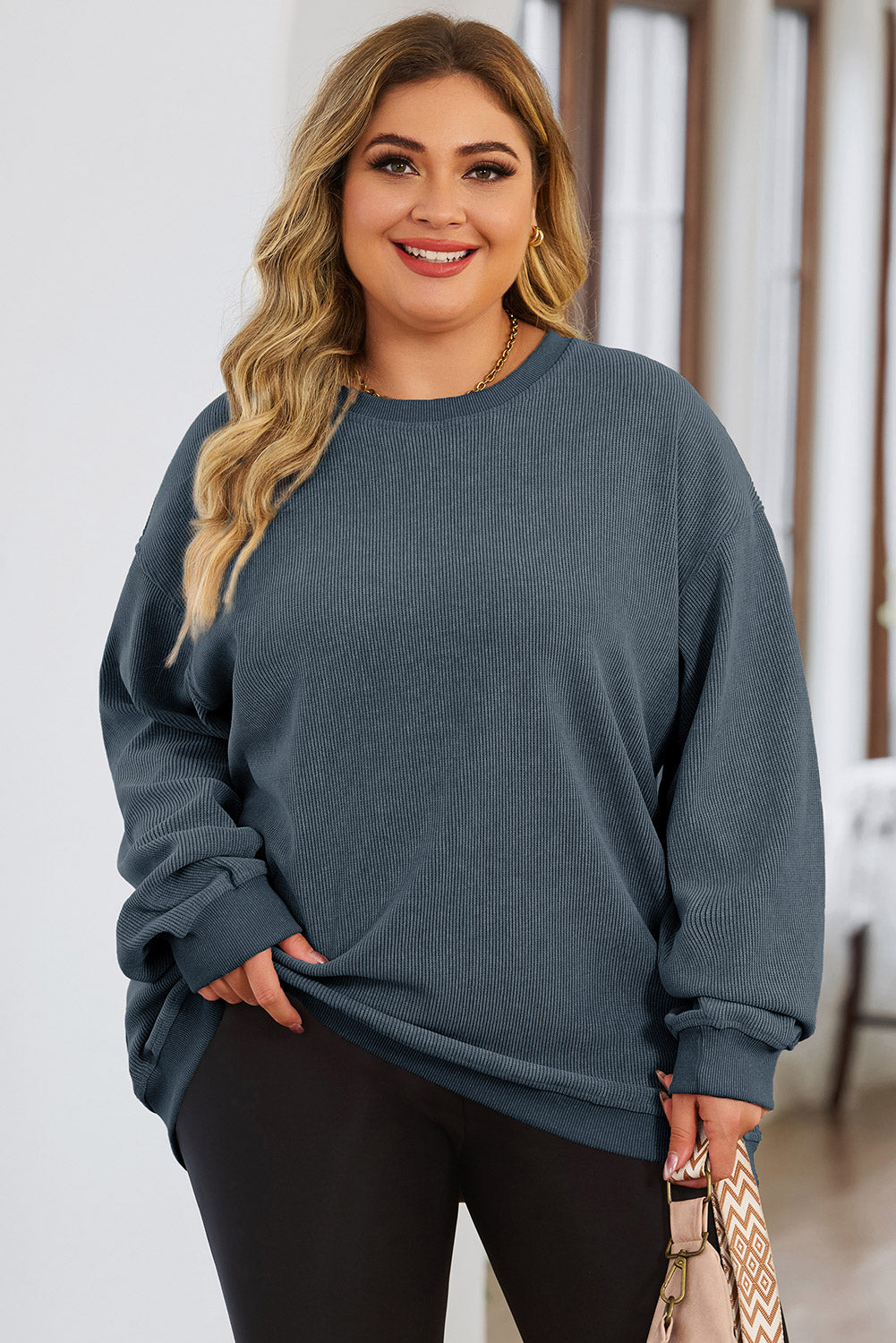 Plus Size Round Neck