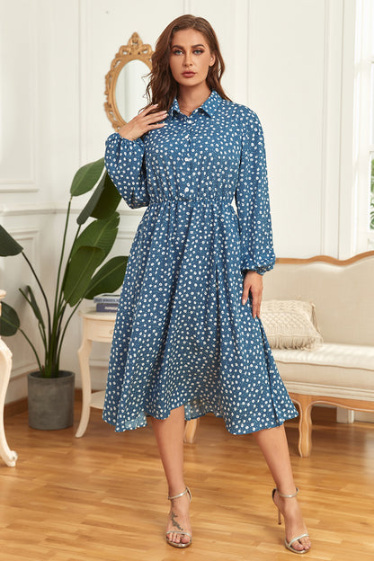 Plus Size Long Sleeve Shirt Dress