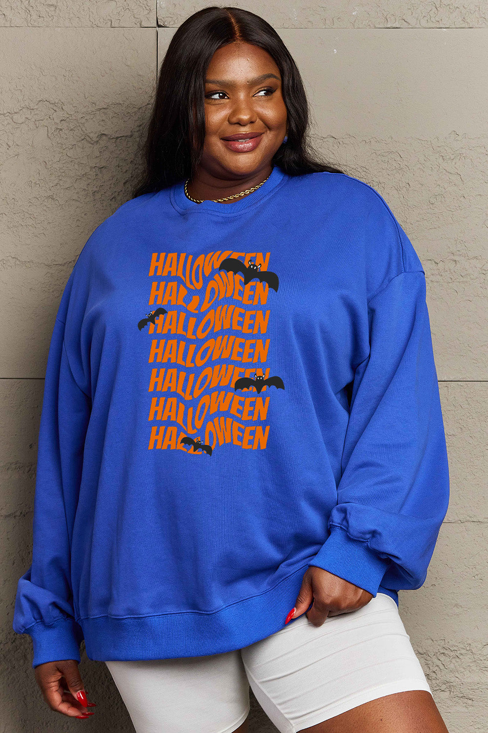 Simply Love Full Size HALLOWEEN Graphic Sweatshirt