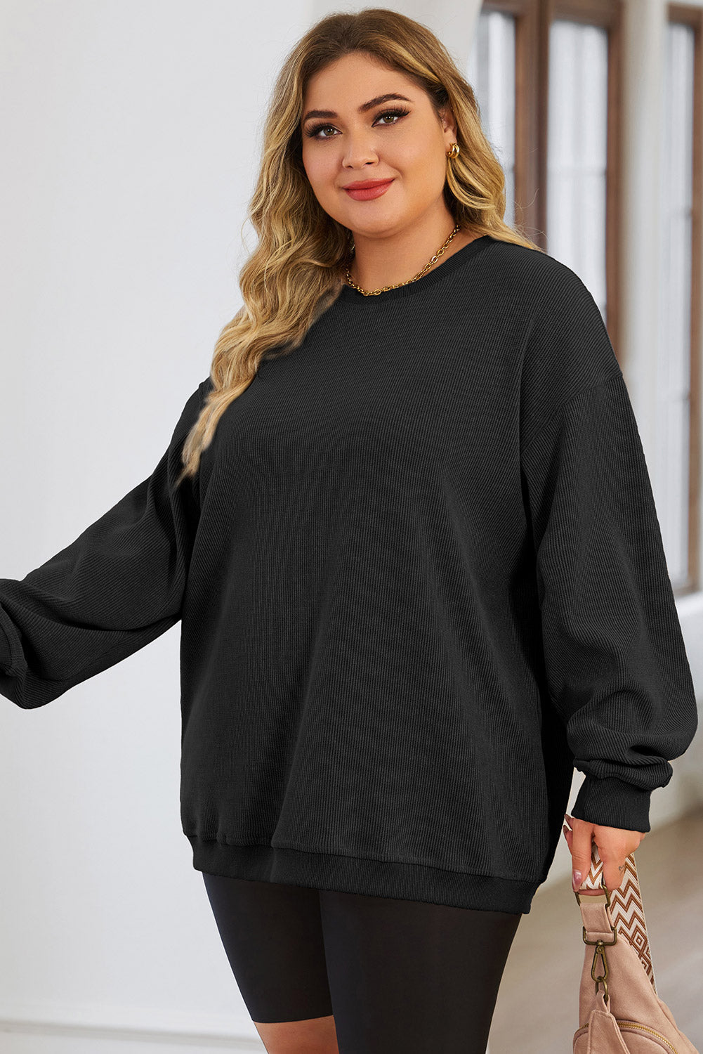 Plus Size Round Neck