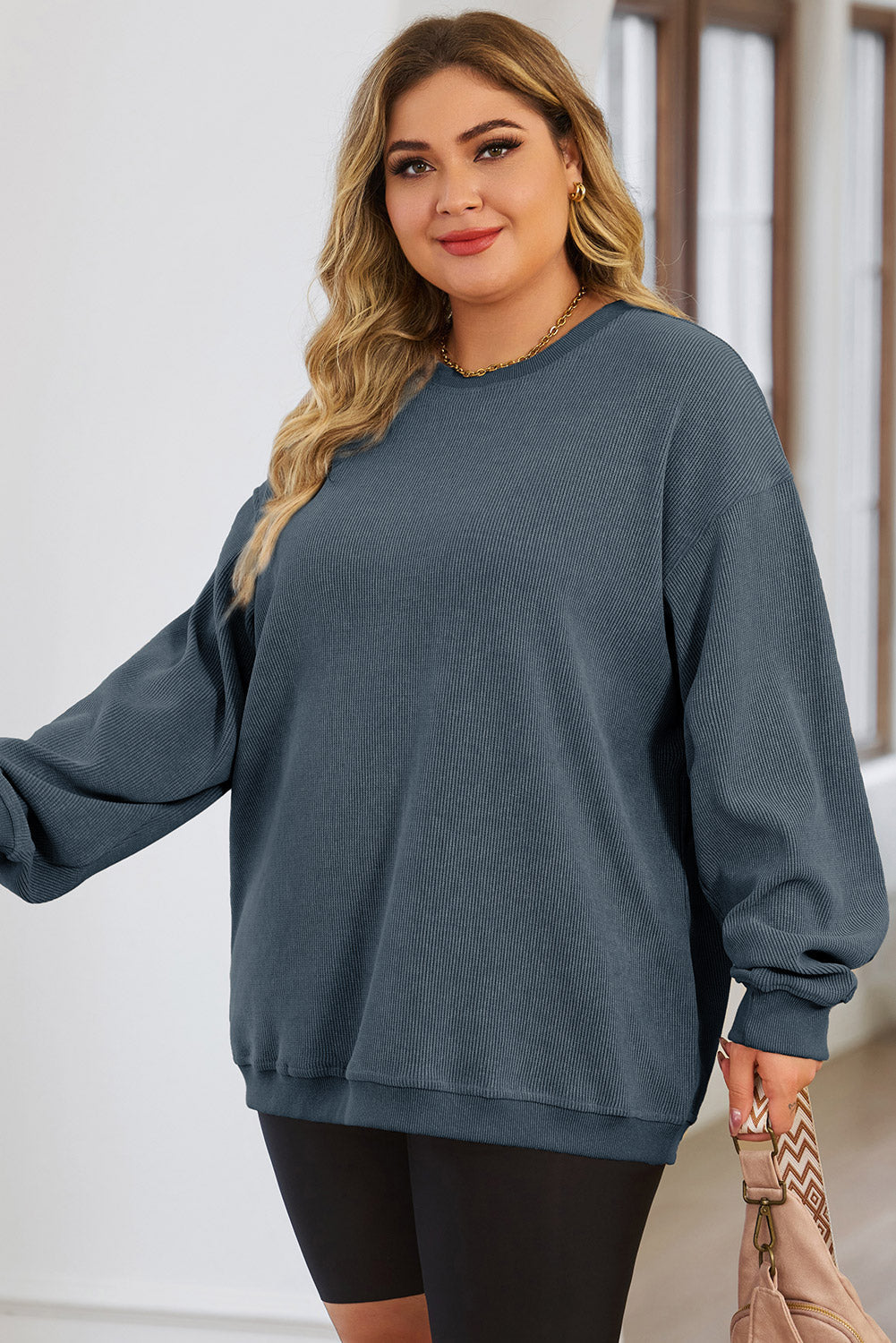 Plus Size Round Neck