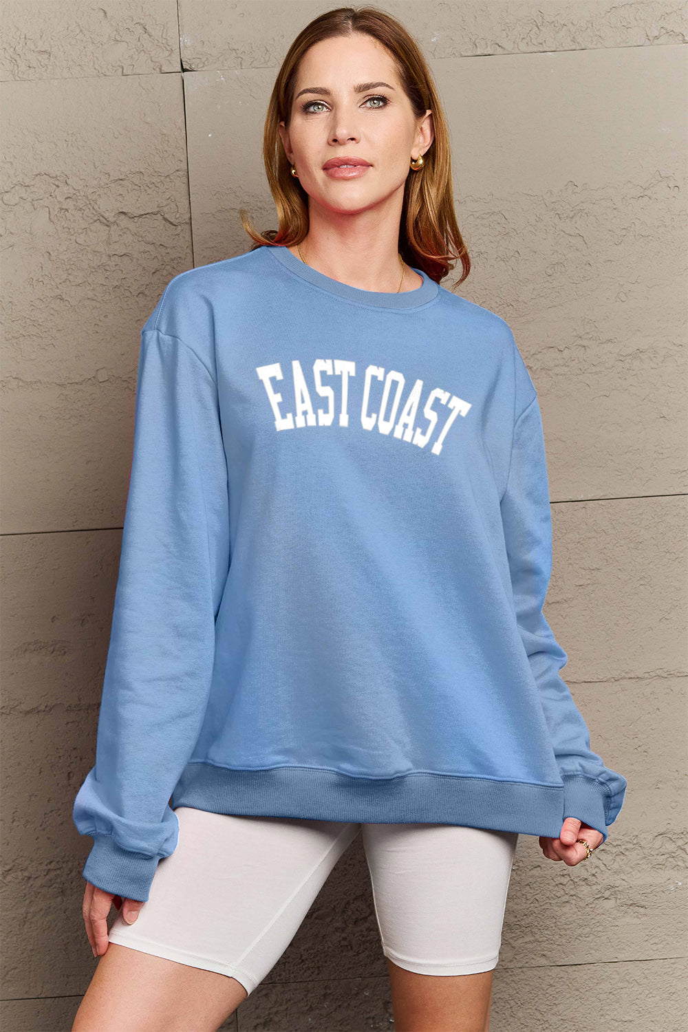 Simply Love Full Size EAST COAST Graphic Sweatshirt