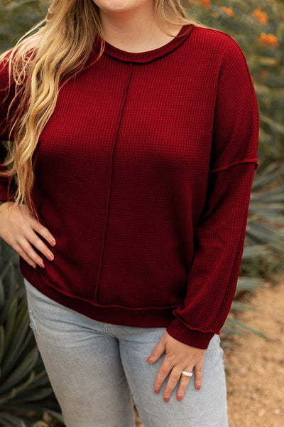 Plus Size Exposed Seam