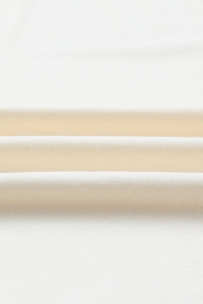 Plus Size Mixed Print Raglan Sleeve Round Neck Top