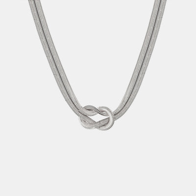 Titanium Steel Knot Necklace