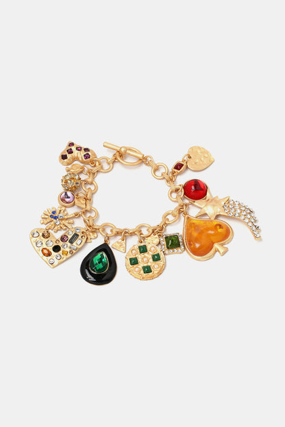 Multi Charm Resin Bracelet