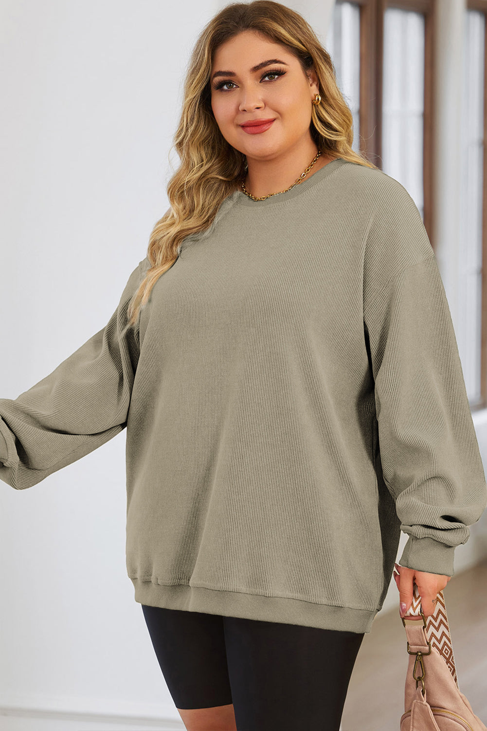 Plus Size Round Neck