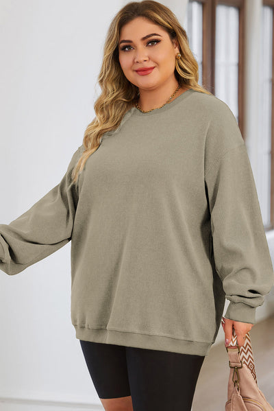 Plus Size Round Neck