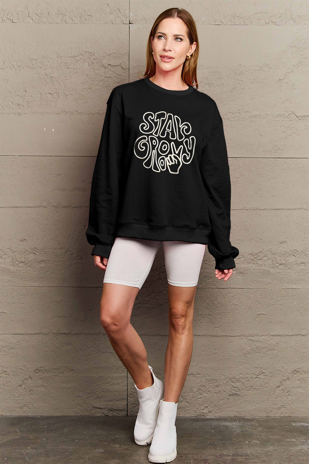 Simply Love Full Size Graphic Sweatshirt