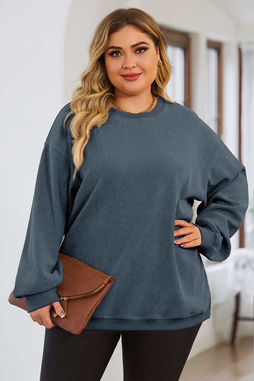 Plus Size Round Neck