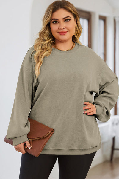 Plus Size Round Neck