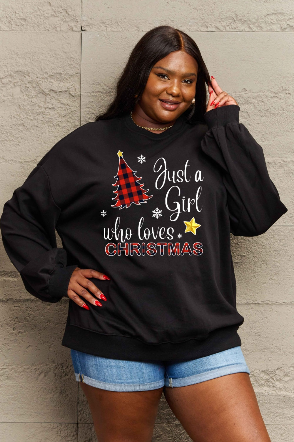 Simply Love Full Size Graphic Sweatshirt