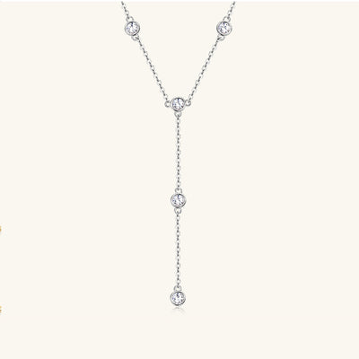 1.1 Carat Moissanite 925 Sterling Silver Necklace