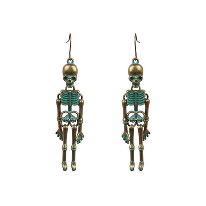 Skeleton Alloy Earrings