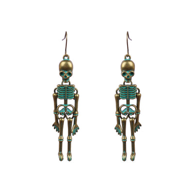 Skeleton Alloy Earrings