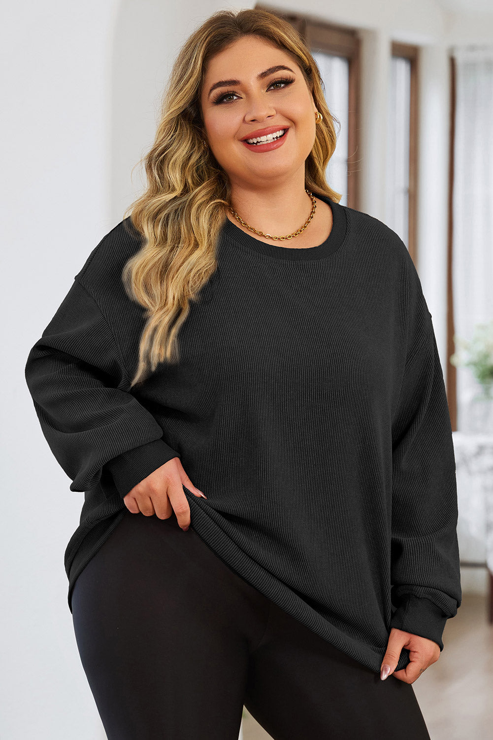 Plus Size Round Neck