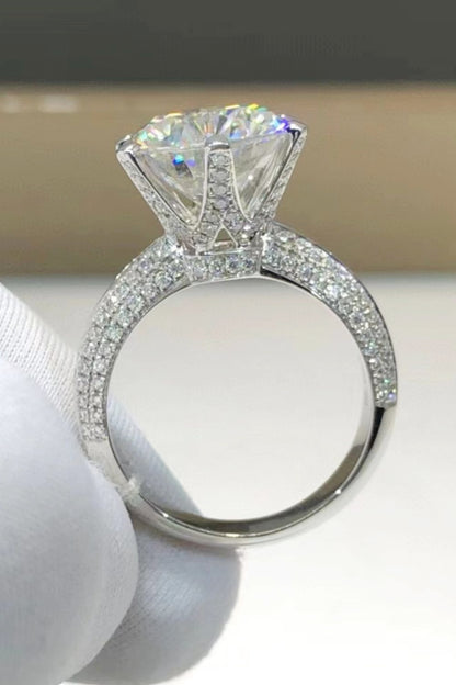 5 Carat  Moissanite 6-Prong Ring